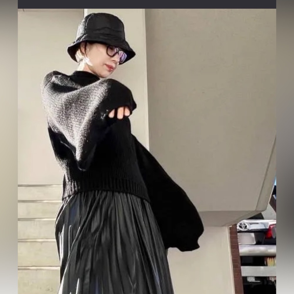 Little creative factory Black Quilted Bucket Hat